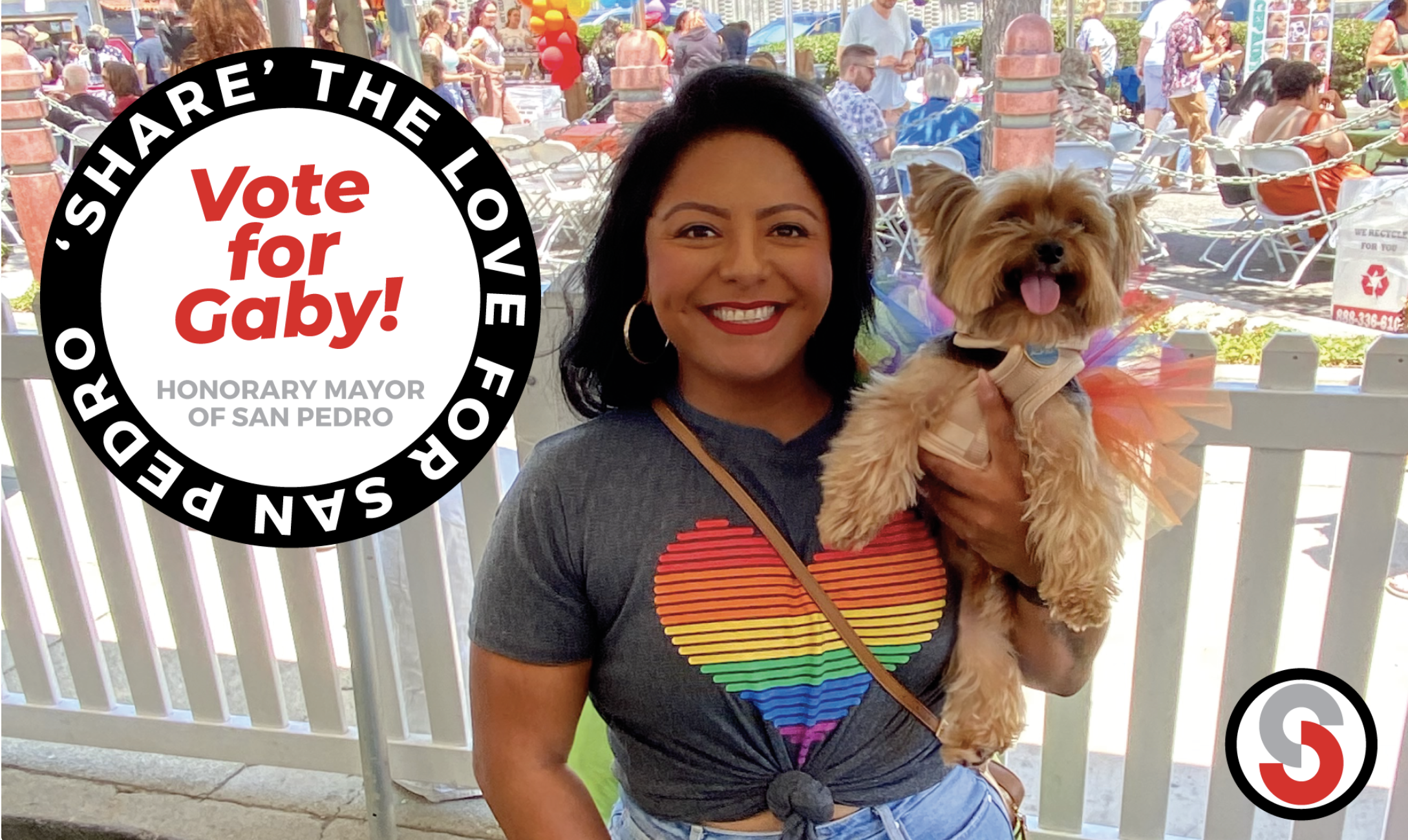 Gaby Medina Runs for Honorary Mayor of San Pedro to Raise Funding for Sharefest!